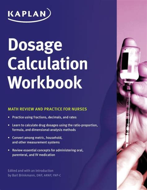 Read Dosage Calculation Workbook By Nursing Kaplan