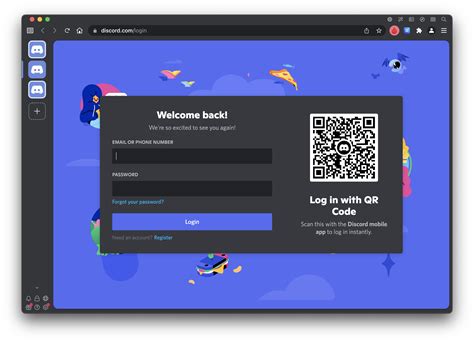 1. In order to use QR Code Login, start by logging into your Discord account on the mobile device. 2. Then open the User Settings menu by pressing your profile icon in the bottom left corner. 3. Once you’ve been redirected to the Overview page, select the Scan QR Code option to enable your camera mode for the QR scan.