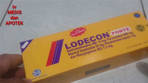 Dosis dan Cara Penggunaan Lodecon
