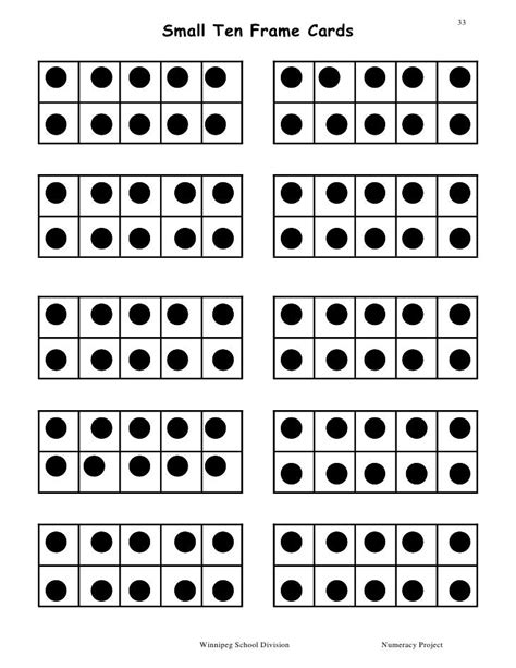 Dot Card and Ten Frames
