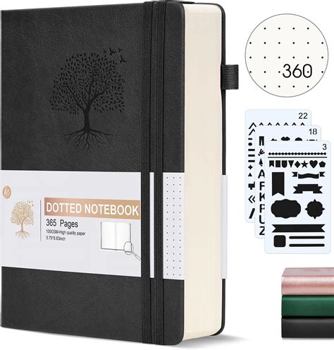 Dot Grid Notebook Daily Task Work Journal