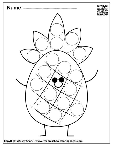 Dot Marker Worksheet