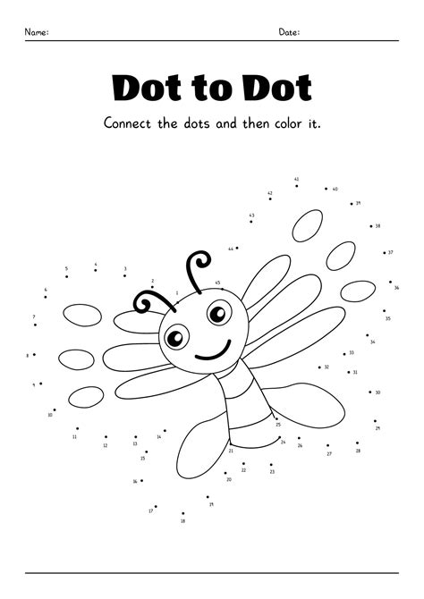 Dot Worksheet Category Page 1