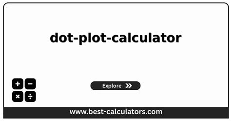 Dot plot graphing calculator.  Easily compare data points and identify the p...