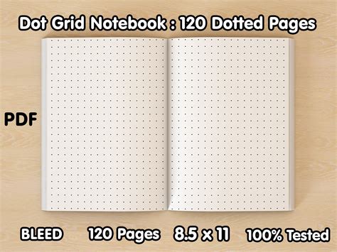 Download Dot Grid Notebook 110 Dot Grid Pages Floral By Not A Book