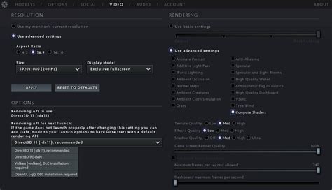 Dota 2 pro settings. .  ...
