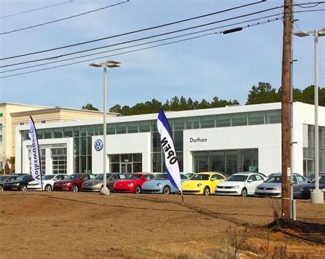 Volkswagen. See all dealers. View new, used and certified cars in stock. Get a free price quote, or learn more about Dothan Volkswagen amenities and services.. 