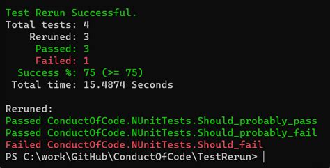 Dotnet test