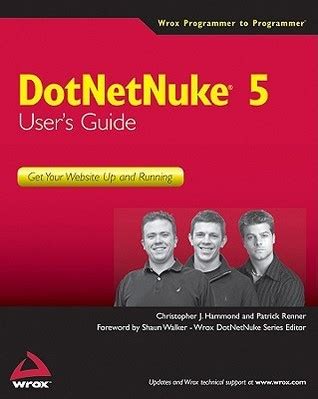 Dotnetnuke 5 users guide by christopher j hammond. - Toshiba satellite a105 s4384 user manual.