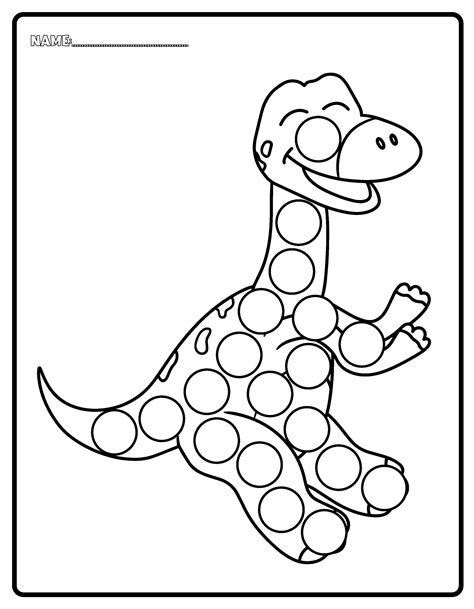Dots Coloring Page