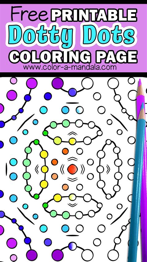 Dots Coloring Pages