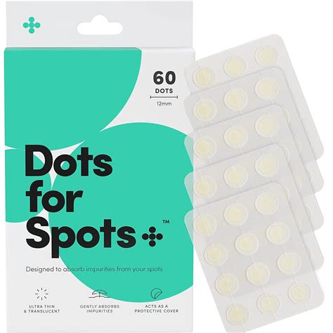 Dots for Spots Pimple Patches for Face - Pack of 60 Hydrocolloid …