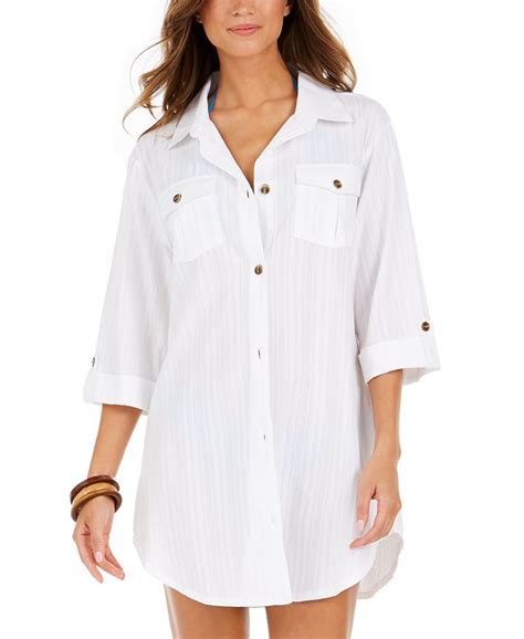 Dotti Travel Muse Shirtdress Cover-Up & Reviews - Macys