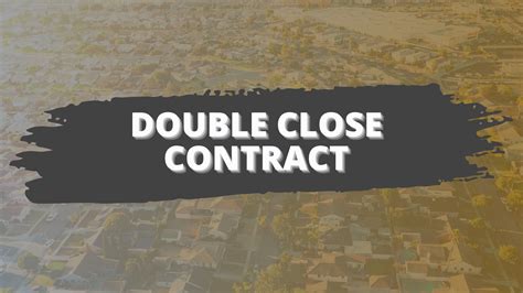 Double Close Contract Toolbox