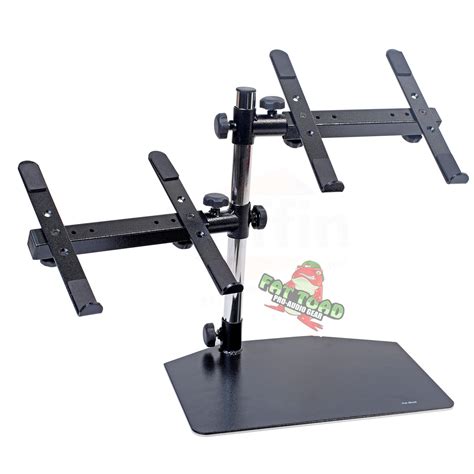 Double DJ Laptop Stand by FAT TOAD 2 Tier PC Table Holder - Reverb.com