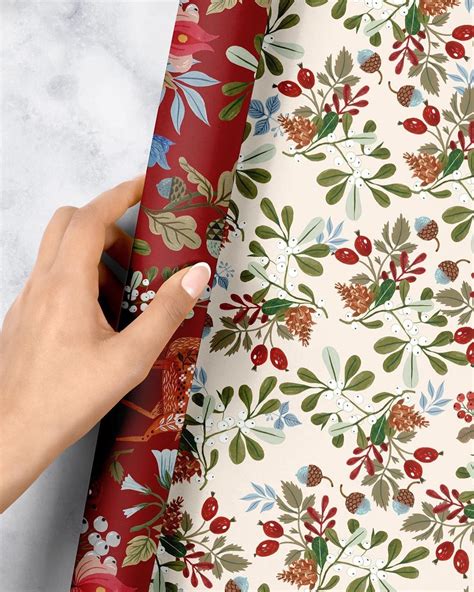 Double Sided Gift Wrapping Paper