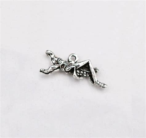 Double Sided Grasshopper Charm - Etsy