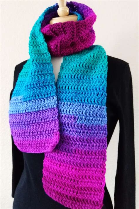 Double Stitch Crochet Scarf