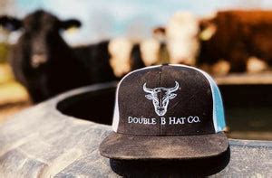 Double b hat co. Double B Hat Co. Gift Card. Regular price $10.00. Shipping calculated at checkout. Denominations Add to Cart. Buy now with ShopPay Buy with . More payment options ... 