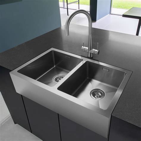 Double bowl stainless steel kitchen sink Kitchen Sinks