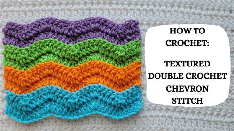 Double crochet chevron pattern.  Several other people have mentioned performance iss...