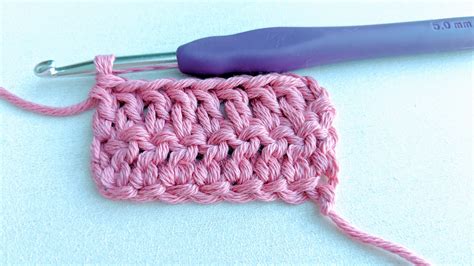 Double crochet stitch. Jan 6, 2024 · Yarn over. Yarn over from back to front. 13. Work through 3 loops. Pull yarn through all “loops” on the hook. You now have 1 “loop” on the hook. You have finished a “two double crochet stitch cluster”. Repeat 3-12 until the end of the row. Start the rows with chain 3. 