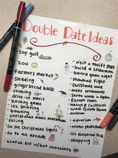 Double date ideas. 