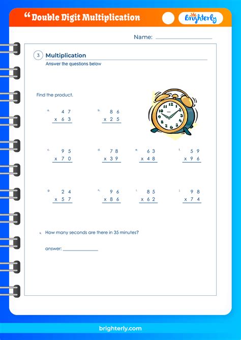 Double digit multiplication worksheets printable.  The platform offers pri...