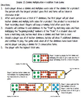 Double fifteen dominoes instructions - Australia guidelines Step …