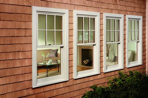  Flexibility in design options & budget. ProVia double hung replacement windows are available with a wide variety of options, depending on the brand you choose. Window options include clear, decorative or stained window glass, privacy or tinted glass, grids, interior blinds, and energy-efficient glass packages. . 