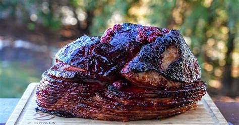 Double-Smoked Ham with Cherry Glaze - Z Grills® Blog