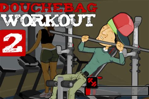  Ultimate Douchebag Workout. “Ultimate Douchebag Workout” is a tongue-in-cheek, humor-based game that falls into the category of gym/fitness simulators, but with a unique twist. Instead of promoting health and fitness, this game parodies the culture of gym obsession and the desire for a perfect body above all else. . 