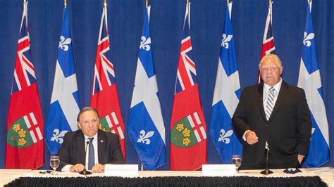 Doug Ford, François Legault call for swift end to St. Lawrence Seaway strike