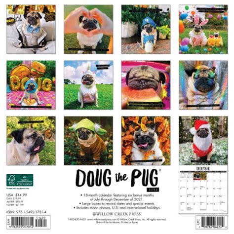 Doug The Pug 2022 Calendar