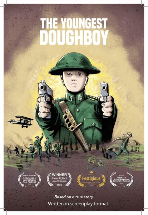 Title: The Youngest Doughboy Author: Steve Sterling Genre: War Adventure, World War I Fiction Book Blurb: Ernest Wrentmore is dressed to kill with twin .45 automatics on his hips, a trench knife strapped across his chest, and enough ammunition to take out an enemy platoon. At age 12, Ernest is the youngest American solider in World War I France.. 