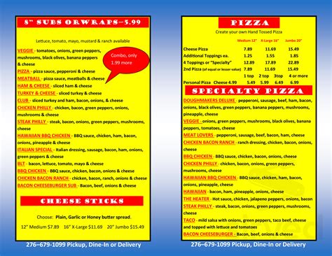 Doughmakers pizza norton va menu. Doughmakers Pizza has incredible selection of italian food. Visit them in Norton today and try their chicken to enjoy exquisite food with the whole family! For more information about them and their menu, call (276) 679-1099 . 