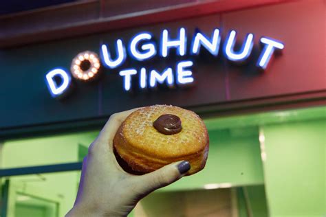 Doughnut time. Doughnut Time is now open at The Oracle! Find them in the main lift lobby Riverside car park. 