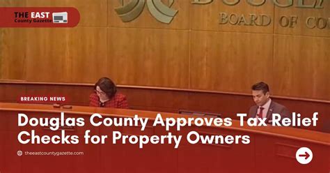 Douglas County OKs property tax relief; state review required