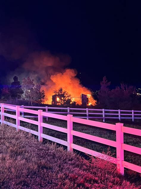 Douglas County crews battle another overnight barn fire