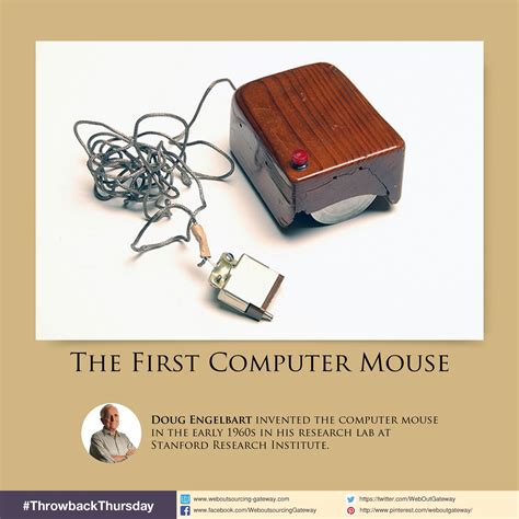 Douglas engelbart invented the computer mouse
