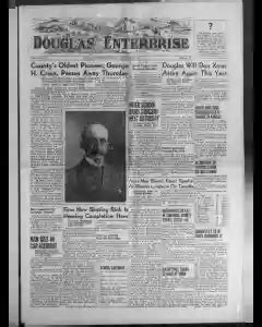 Douglas newspaper. .  ...