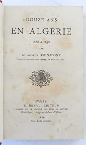 Douze ans en algérie, 1830 à 1842. - The divers guide to red sea reef fishes.