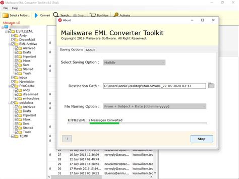 Doveadm maildir.  In the second form, the mails will be imported for all users.  ...