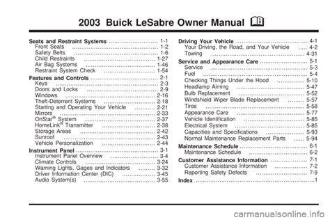 Dowmload buick lesabre 2003 repair manual. - Implementing isoiec 17025 2005 a practical guide.