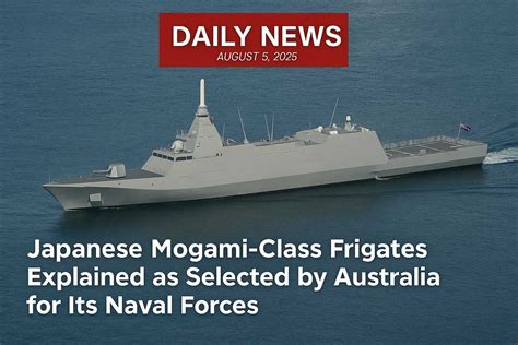 Down Under Enlists the First 3 Frigates Multifuncionales Japanese.