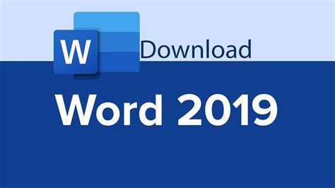 Down load microsoft Word 2019 software