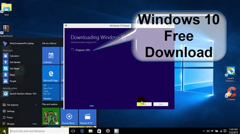 Down load win 10 for free