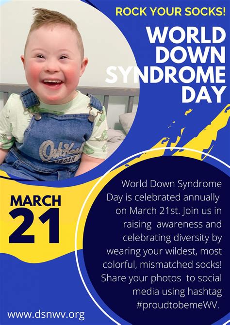Down syndrome day. World Down Syndrome Day celebrates the uniqueness and contributions of individuals with Down syndrome. Read the article to know more. Down Syndrome, a genetic condition affecting over 1,30,000 ... 