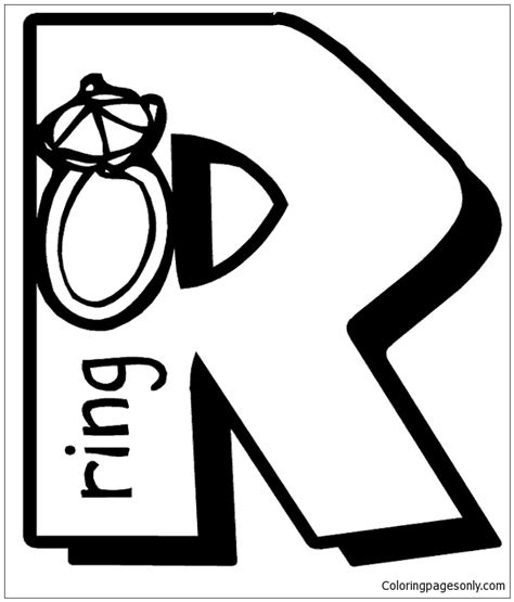 Download 165+ Letter R Ring Coloring Pages PNG PDF File Free Apparel