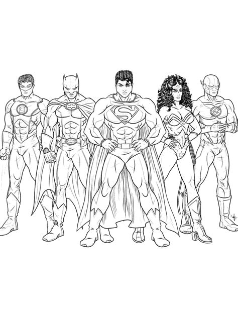 Download 187+ Superhero Coloring Pages PNG PDF File